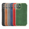 Funda de cuero con tapa vintage para Galaxy S21